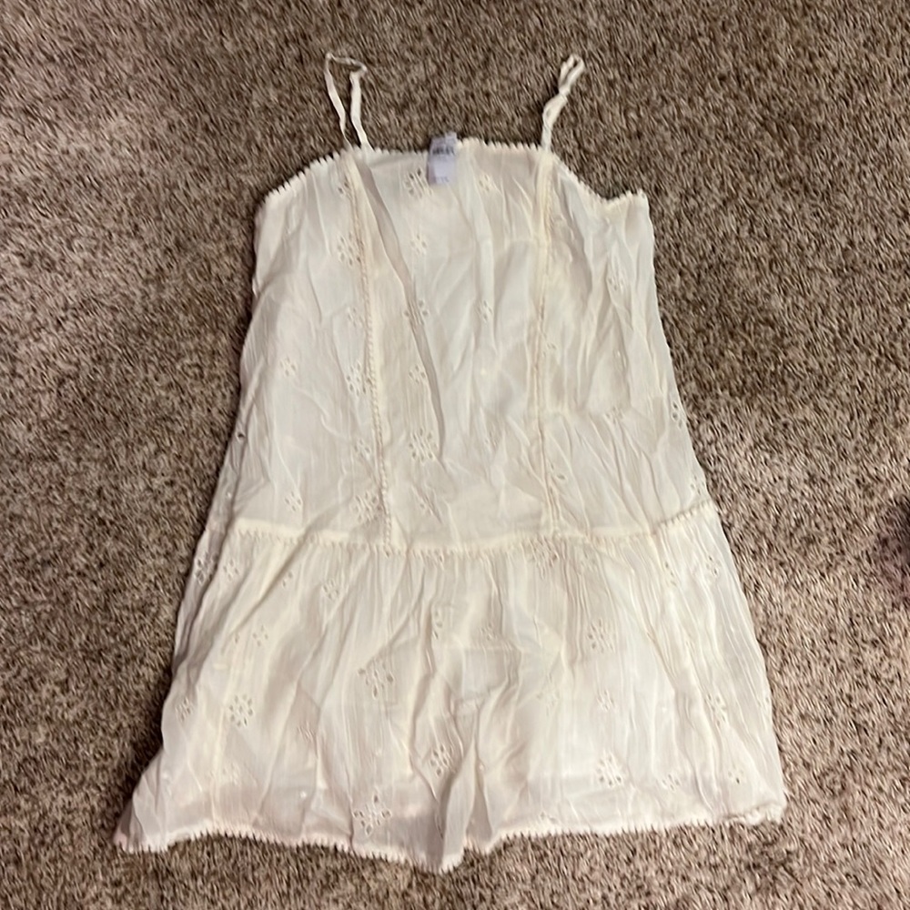 American Eagle Ivory eyelet dress, size XS.
